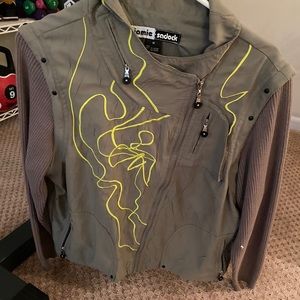 Jamie sadock brown assymetrical jacket medium